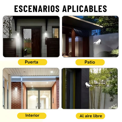 KIT PROTECCIÓN - 2 FOCOS SOLARES + 1 LINTERNA EXTREMA