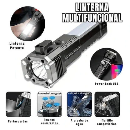 KIT PROTECCIÓN - 2 FOCOS SOLARES + 1 LINTERNA EXTREMA